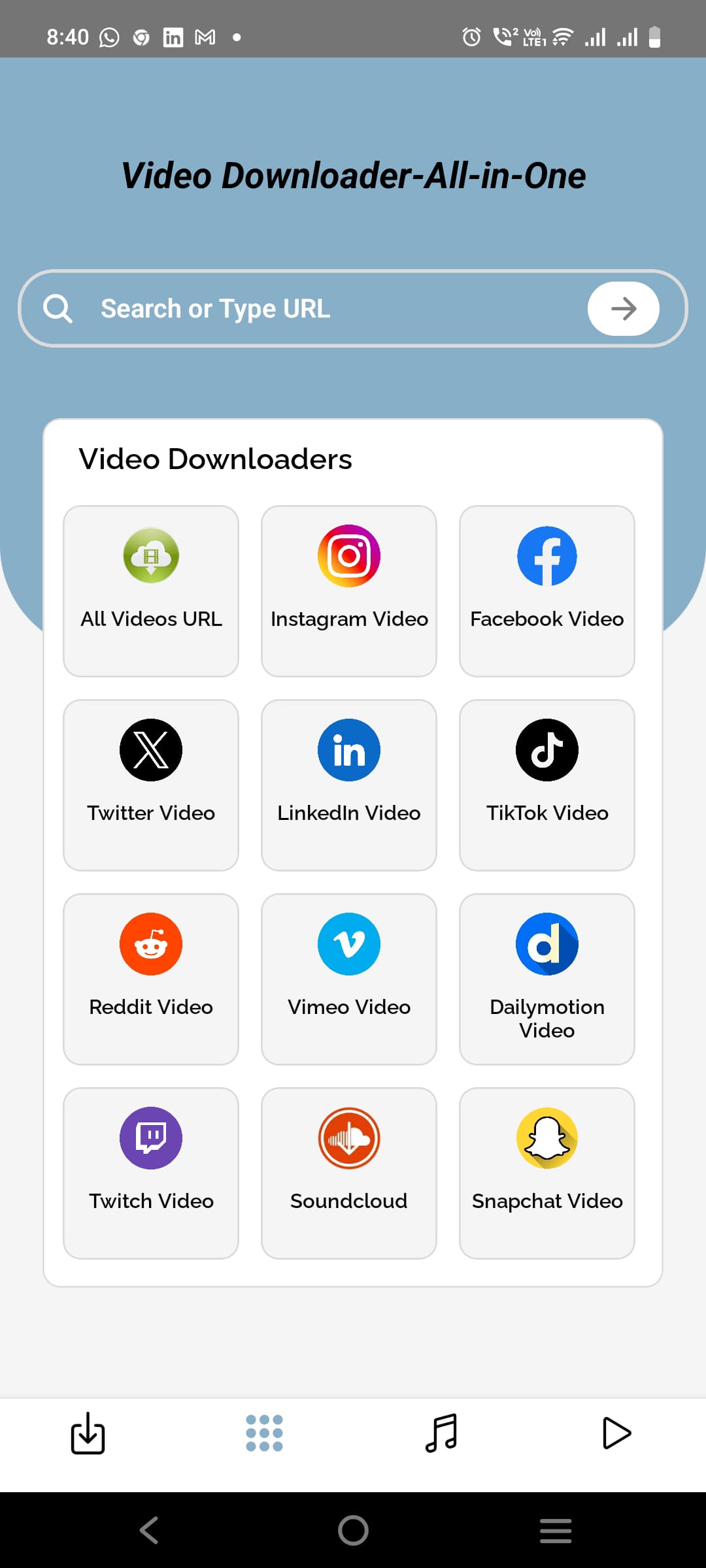 Video Downloader App screenshot 1