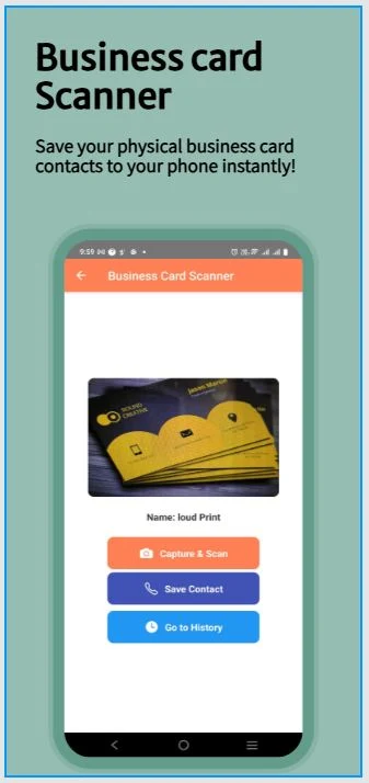 qr-code-barcode-scanner-generator - Business Card Scanner screenshot 1