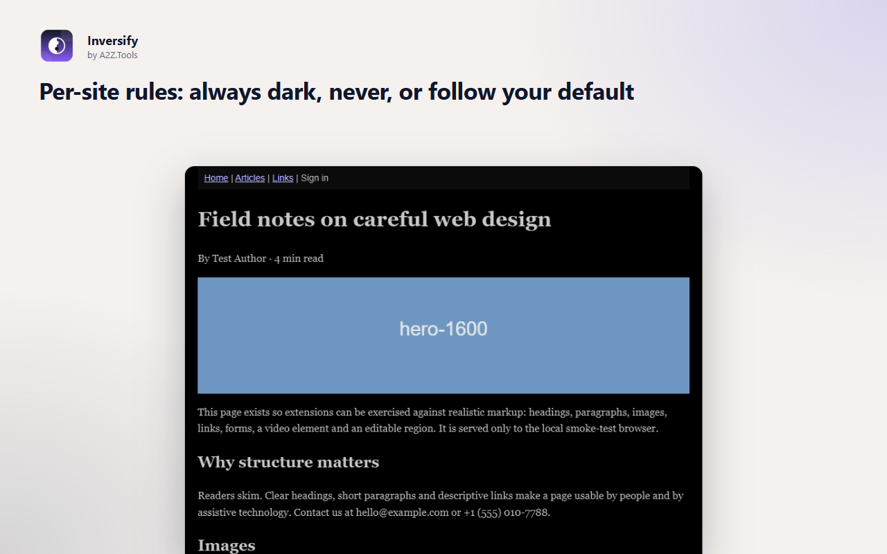 Inversify: fixture inverted