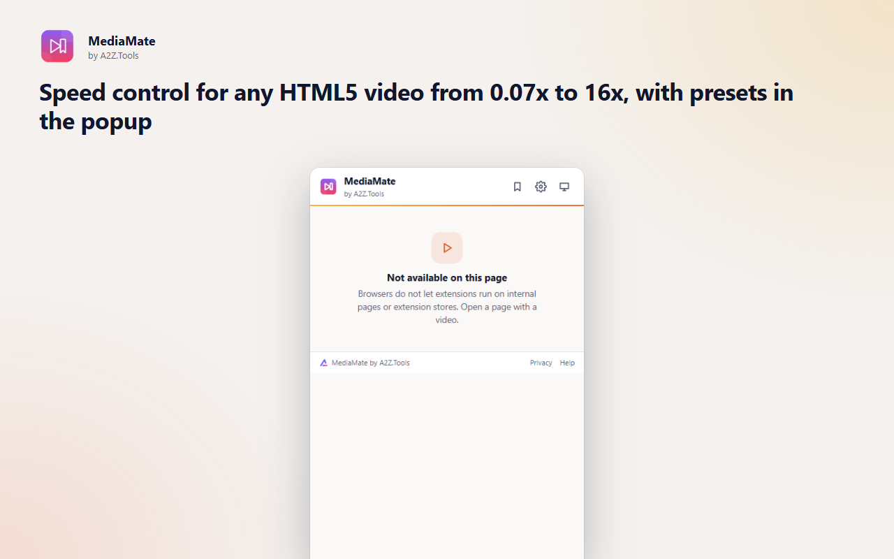 MediaMate: popup